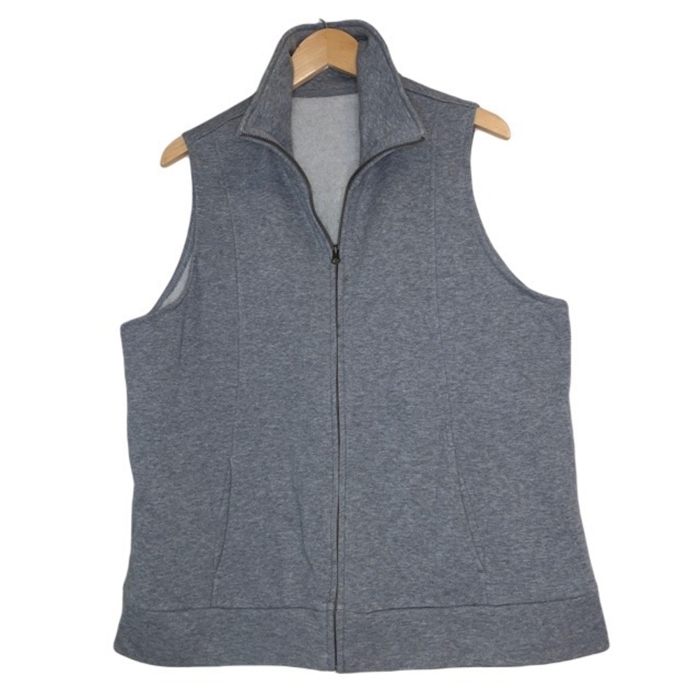 Gray Fleece Vest